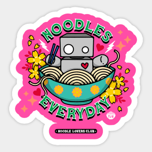 Noodles Everyday Sticker